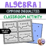 Algebra 1 - Compound Inequalities Game Puzzles with Answer Key