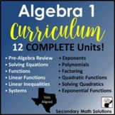 Algebra 1 Curriculum - Texas TEKS Aligned