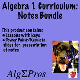 Algebra 1 Curriculum: Guided Notes for all Lessons (Growin