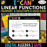 Algebra 1 DIGITAL Game | Linear Functions