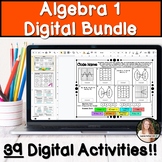 Algebra 1 Digital Activities Bundle
