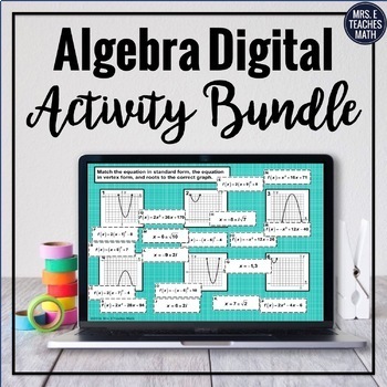 Algebra 1 Digital Activity Bundle