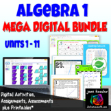 Algebra 1 Digital Mega Bundle plus Printables