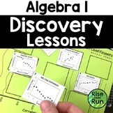Algebra 1 Discovery Lessons and Inquiry Activities Bundle