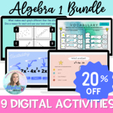 Algebra 1 Digital Activities for Google Slides Bundle #1!