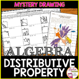Algebra 1 Distributive Property Mystery Picture Drawing