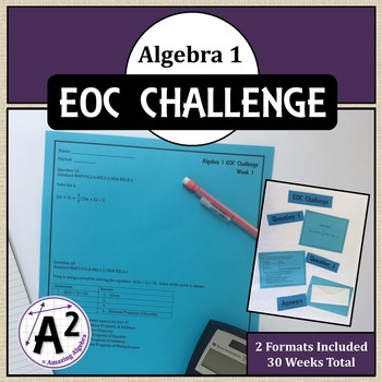Preview of Algebra 1 EOC Challenge