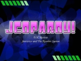 Jeopardy Algebra 1 EOC Review-Statistics and The Number System