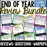 Algebra 1 EOC Prep - End of Year Review Bundle