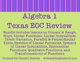 Algebra 1 EOC Review Bundle
