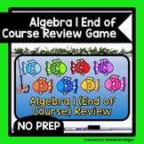 Algebra 1 End of Course (EOC) Review Game - Fishing