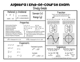 Algebra 1 End of Course Study Guide