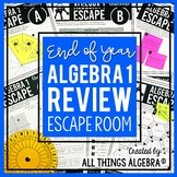 Algebra 1 End of Year EOC Review | Escape Room Activity