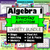 Algebra 1 | Everyday Activities Variety Bundle