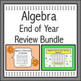 Algebra 1 End of Year Review Bundle