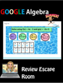 Algebra 1 Escape Room Review Final Summer School Google Activity
