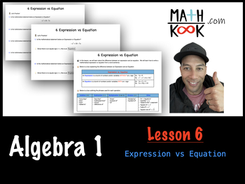 Preview of Algebra 1 - Evaluating Expressions (6)