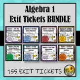 ⭐Algebra 1 Exit Tickets ⭐ Exit Slips