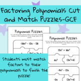 Algebra 1 | Factoring by GCF | Polynomials Puzzles | 10 Cu
