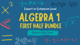 Algebra 1 | First Half Bundle Expert Level | Solving Equat