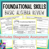 Algebra 1 Foundational Skills Review with Diagnostic Assessment