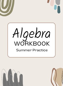 Preview of Algebra 1 Full Year Practice Workbook - Great for Summer Assignment