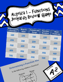 Algebra 1 - Functions Jeopardy Review Game