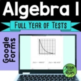 Algebra 1 Google Forms Tests for Entire Year