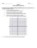 Algebra 1 Intro to Quadratics by Graphing