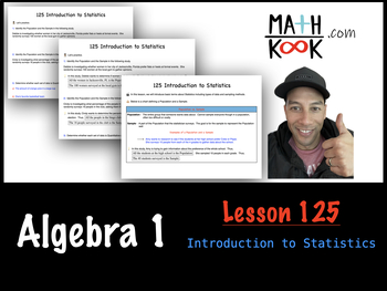 Preview of Algebra 1 - Introduction to Statistics (125)