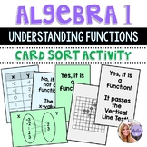 Algebra 1 - Is it a Function? - Set of 24 Task / Flash Car
