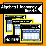 Algebra 1 Jeopardy Game Bundle (Constantly Growing) - Revi