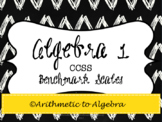 Algebra 1 Learning Target/Benchmark Scales-CCSS