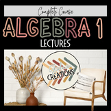 Algebra 1 Lesson BUNDLE - Complete Course