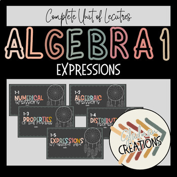Preview of Algebra 1 Lesson BUNDLE - Expressions