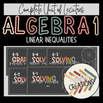 Preview of Algebra 1 Lesson BUNDLE - Linear Inequalities