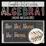 Algebra 1 Lesson BUNDLE - Linear Inequalities