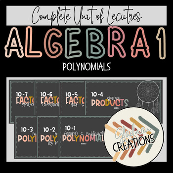 Preview of Algebra 1 Lesson BUNDLE - Polynomials
