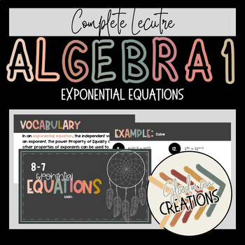 Preview of Algebra 1 Lesson - Exponential Equations