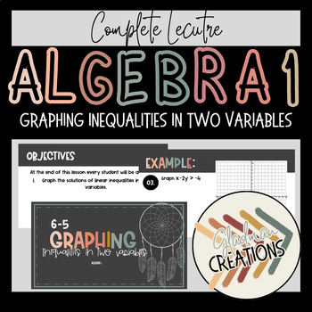 Preview of Algebra 1 Lesson - Graphing Inequalities in Two Variables