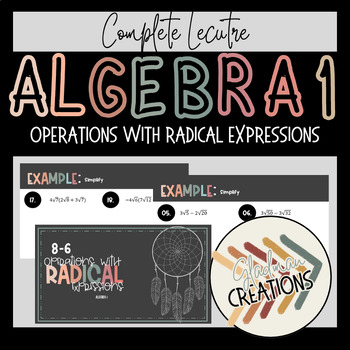 Preview of Algebra 1 Lesson - Operations with Radical Expressions