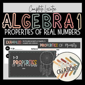 Preview of Algebra 1 Lesson - Properties of Real Numbers