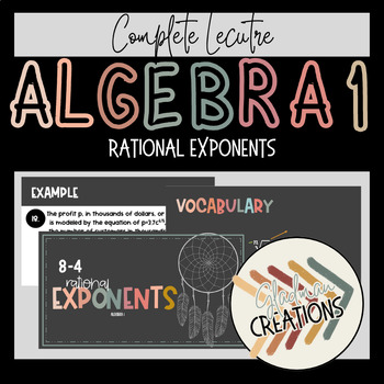 Preview of Algebra 1 Lesson - Rational Exponents