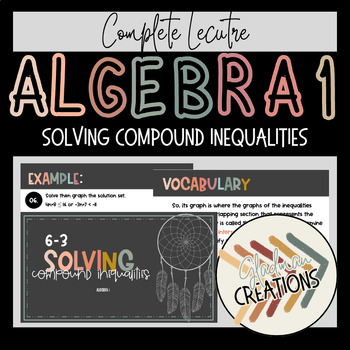 Preview of Algebra 1 Lesson - Solving Compound Inequalities