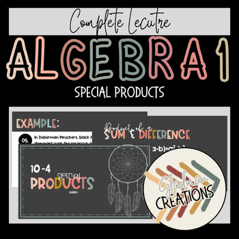 Preview of Algebra 1 Lesson - Special Products