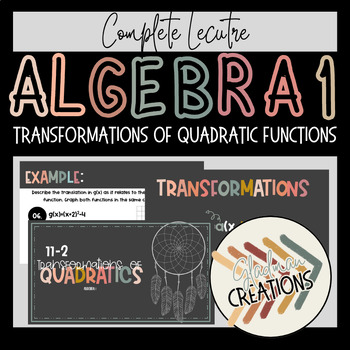 Preview of Algebra 1 Lesson - Transformations of Quadratic Functions