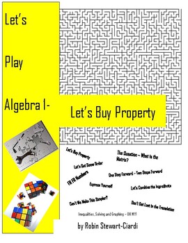 Preview of Let's Play Algebra 1- Let's Buy Property