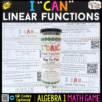 Preview of Algebra 1 Game | Linear Functions