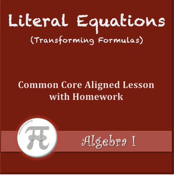 unit 2 homework 6 literal equations