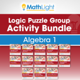 Algebra 1 Logic Puzzle Group Activity Mega Bundle!